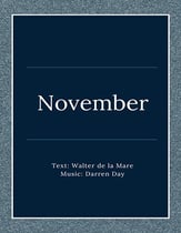 November Vocal Solo & Collections sheet music cover